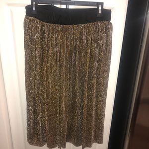 Sparkly gold midi dress
